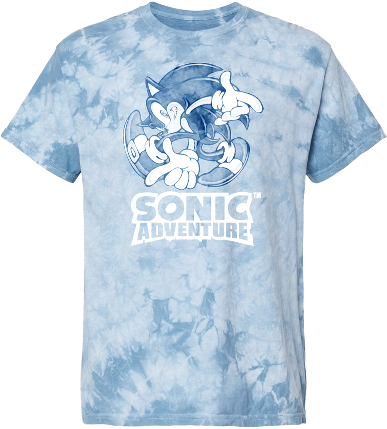 limited-run-sonic-adventure-tie-dye-t-shirt-baumwolle-gr-e-l image 1