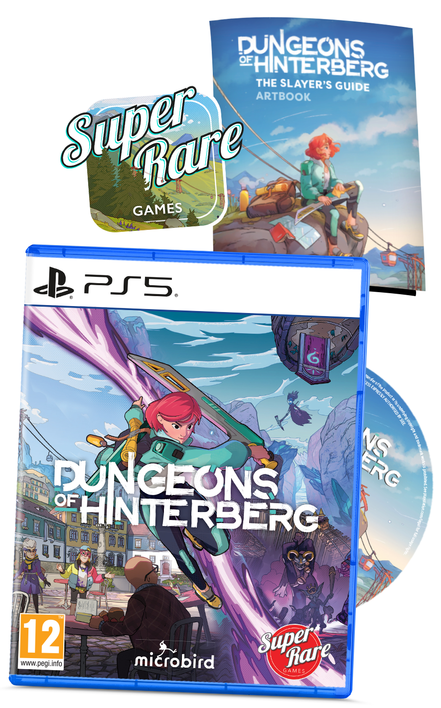 super-rare-games-ps5-20-dungeons-of-hinterberg-ps5-spiel-disc image 3