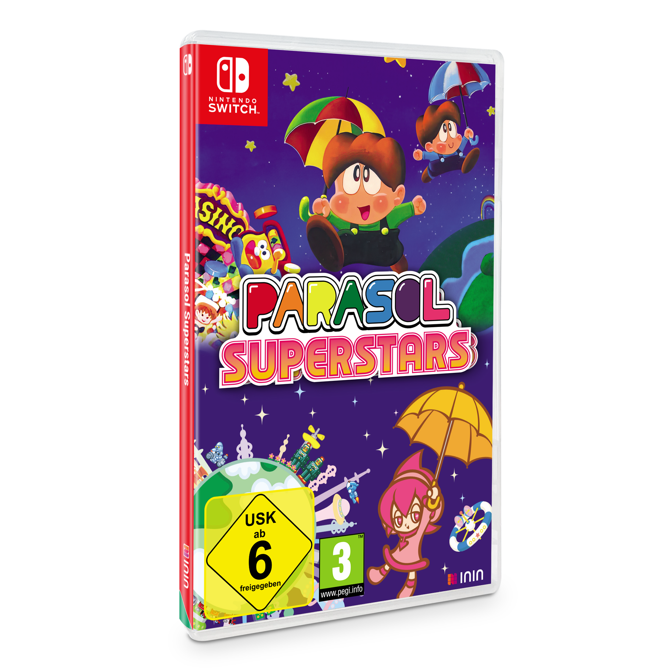 inin-parasol-superstars-switch-spiel-limited-edition-jump-n-run image 1