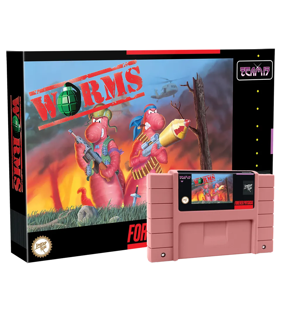 limited-run-worms-snes-modul-peach-cartridge-strategie image 1