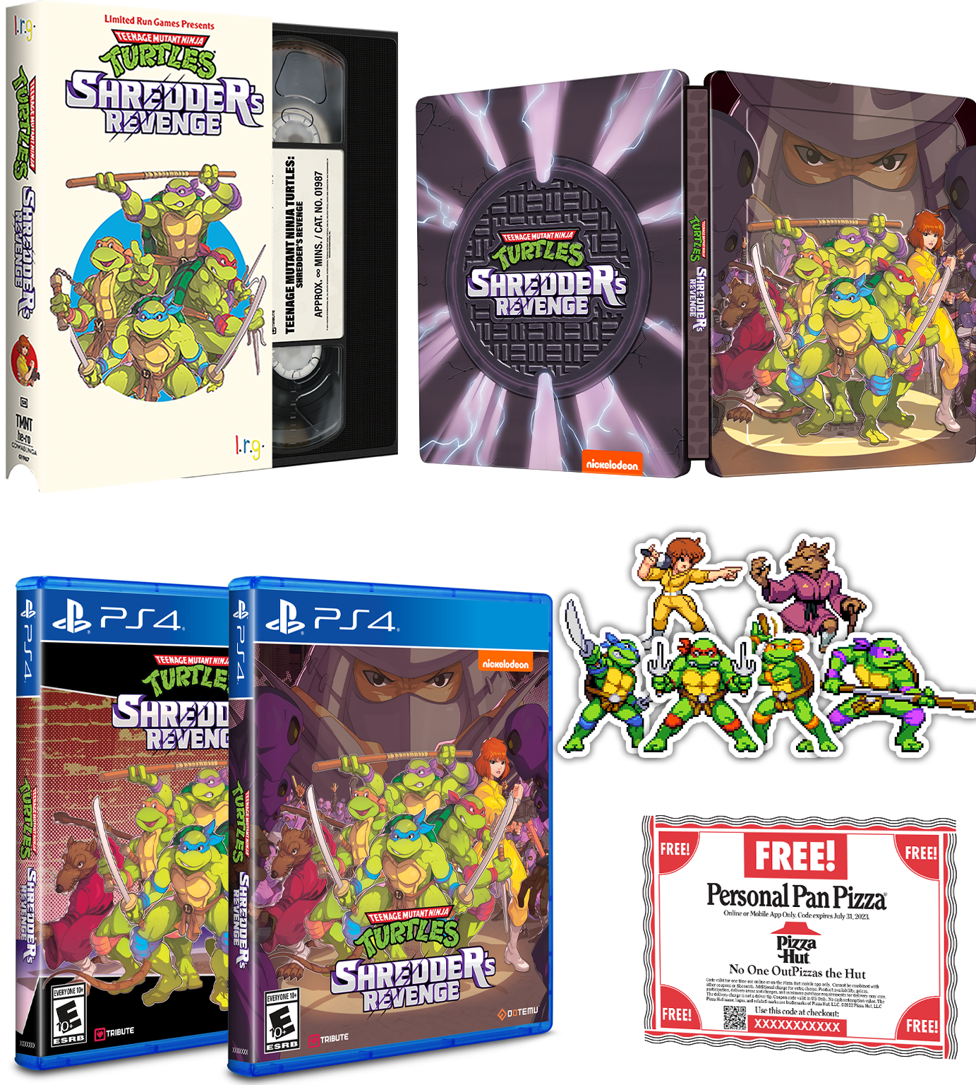limited-run-tmnt-shredder-s-revenge-classic-edition-ps4-spiel-steelbook image 2