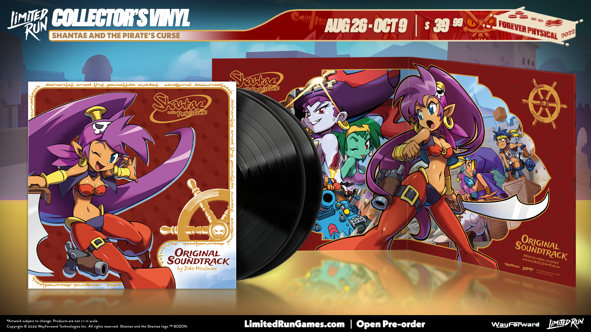limited-run-shantae-pirate-s-curse-2lp-vinyl-soundtrack image 4