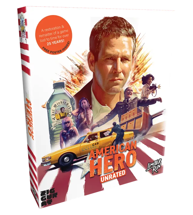 limited-run-games-american-hero-unrated-pc-spiel-sammleredition-fmv image 1
