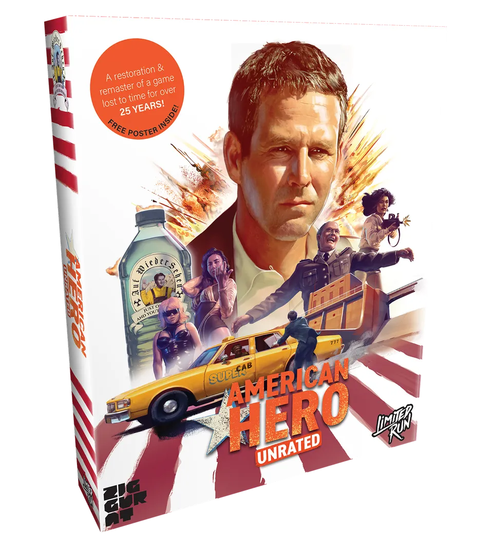 limited-run-games-american-hero-unrated-pc-spiel-sammleredition-fmv image 1