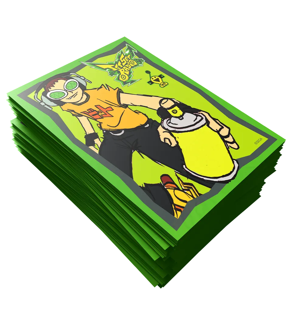 limited-run-jet-set-radio-card-sleeves-kartenh-llen-sammler image 1