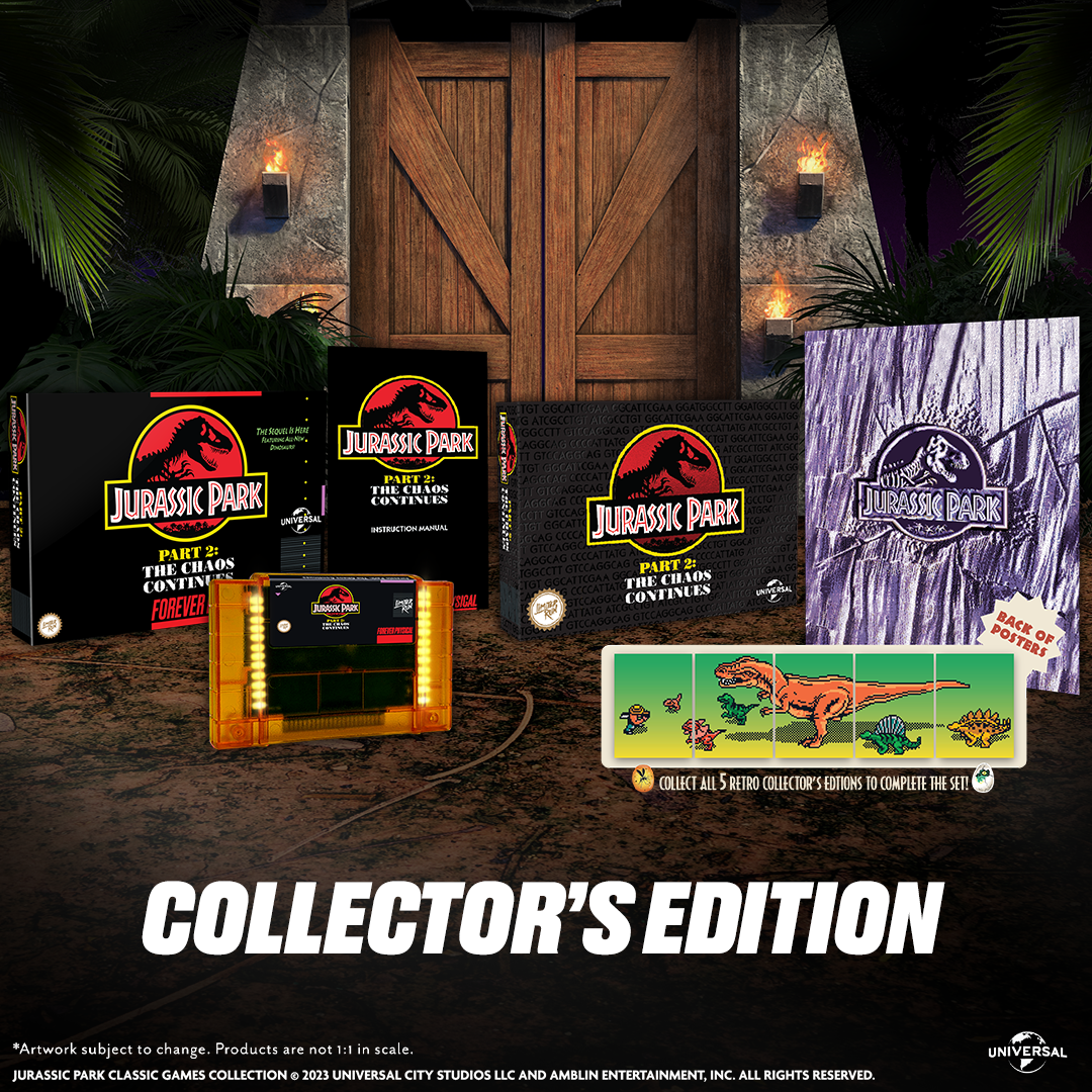 limited-run-jurassic-park-chaos-continues-collector-s-edition-snes-spiel image 2