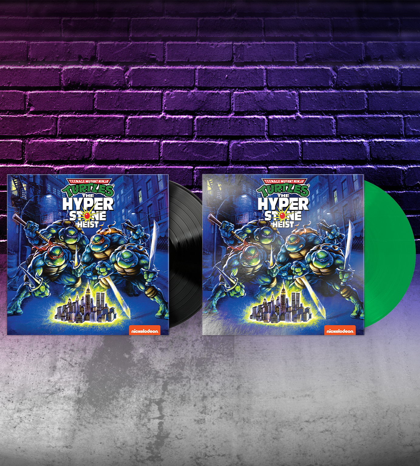limited-run-tmnt-hyperstone-heist-vinyl-green-ooze-edition-lp image 2