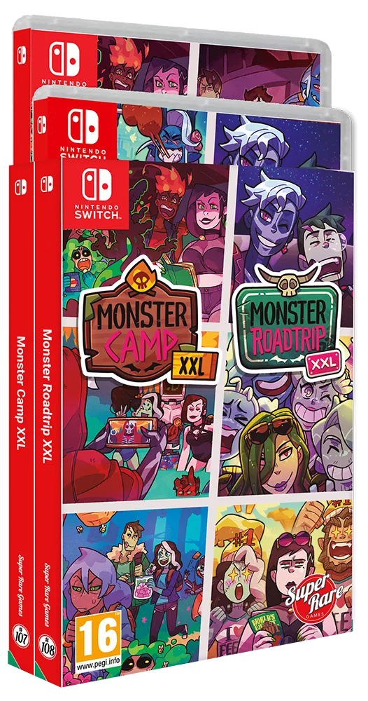 super-rare-games-srg-107-108-monster-camp-roadtrip-switch-doppelpack image 1