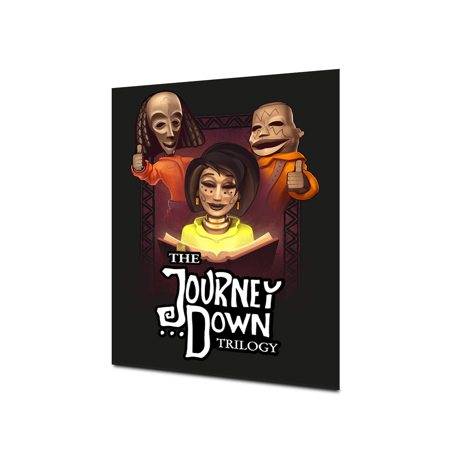 strictly-limited-art-card-the-journey-down-trilogy-alu-bild-14x17 image 1