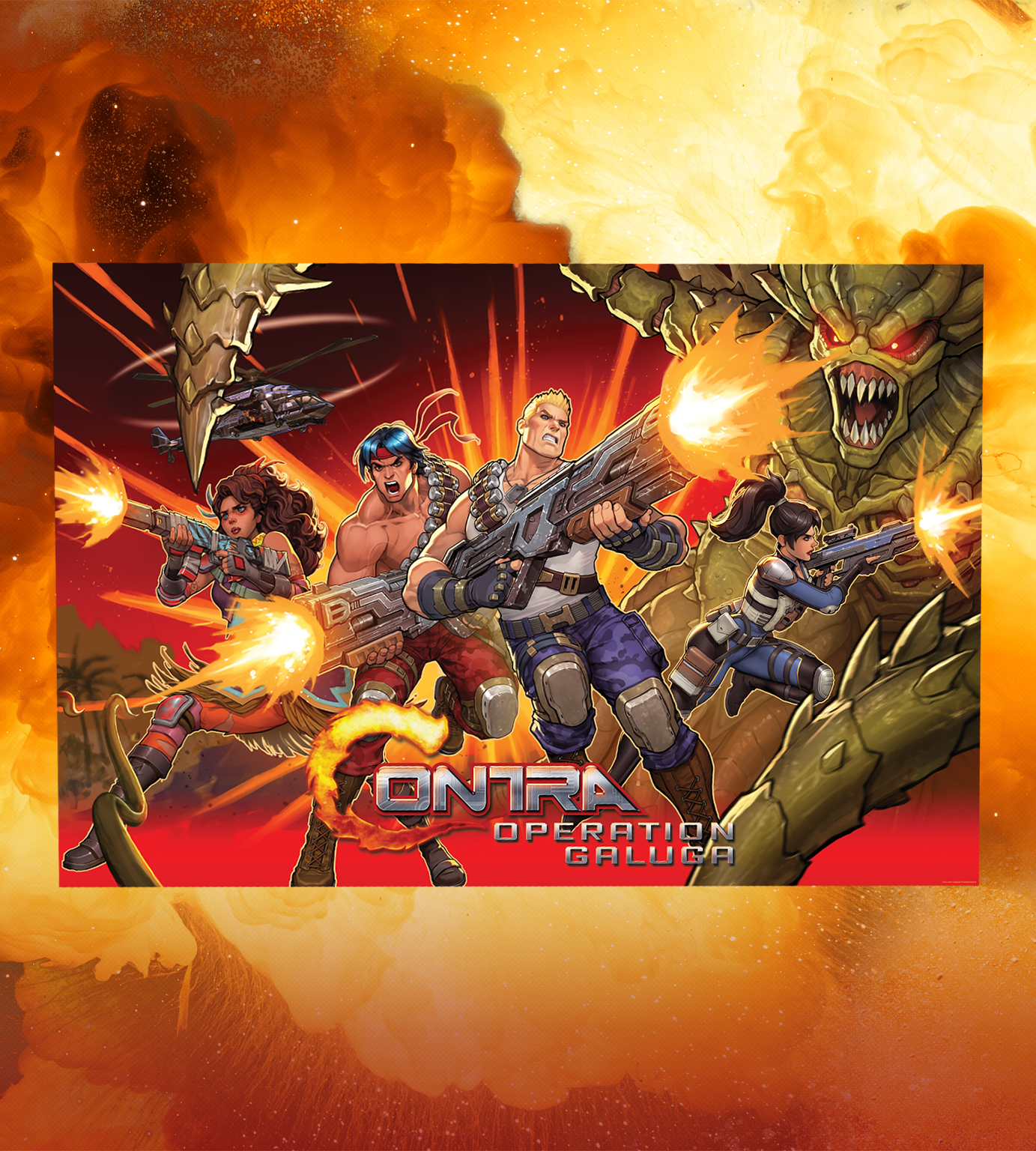 contra-operation-galuga-poster-run-n-gun-merch-sammler-2024 image 2