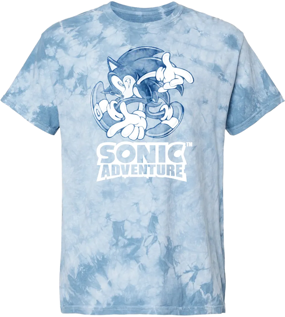 limited-run-sonic-adventure-tie-dye-t-shirt-baumwolle-gr-e-l image 1