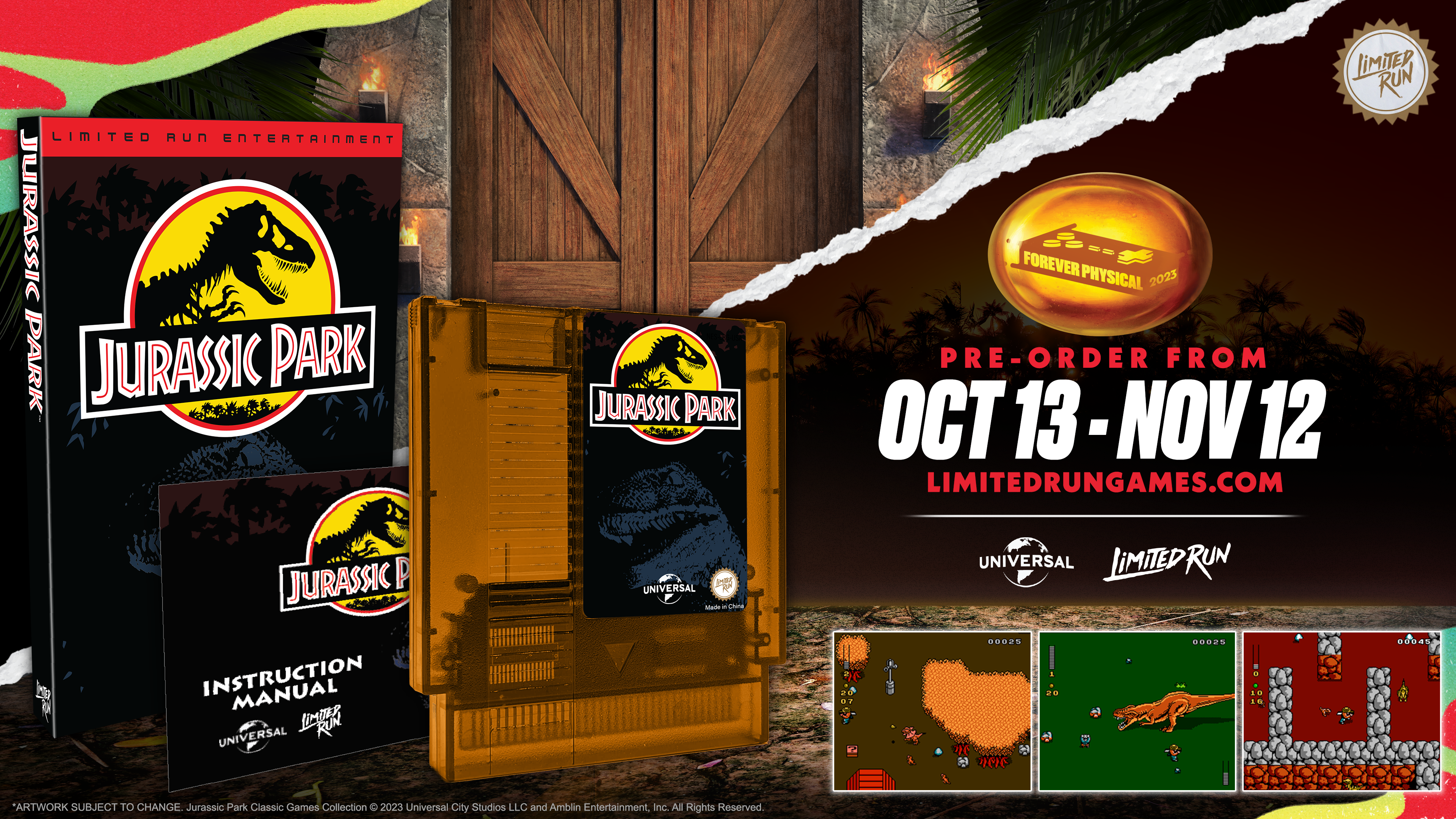 limited-run-jurassic-park-nes-spiel-modul-retro-action image 5