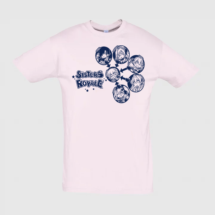 strictly-limited-games-sisters-royale-t-shirt-gr-e-m-rosa-limitiert image 1