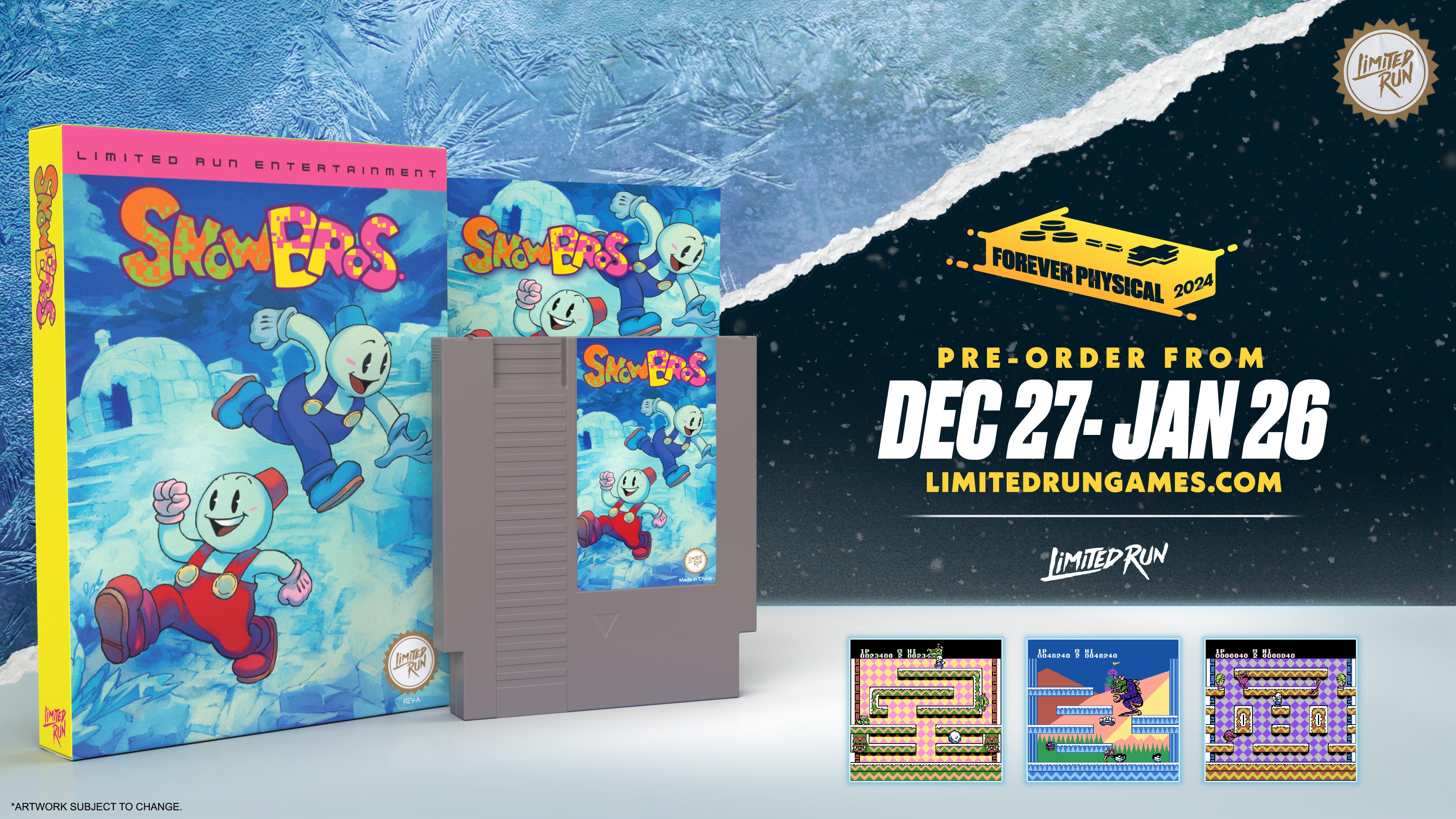 limited-run-snow-bros-nes-modul-8-bit-standard-edition image 2