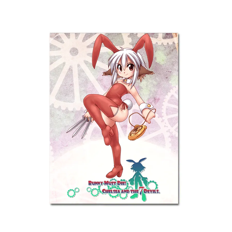 bunny-must-die-art-card-alu-print-14x17-cm-sammler image 1