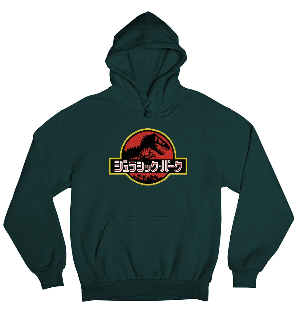 limited-run-jurassic-park-hoodie-japan-logo-gr-n-xl image 1