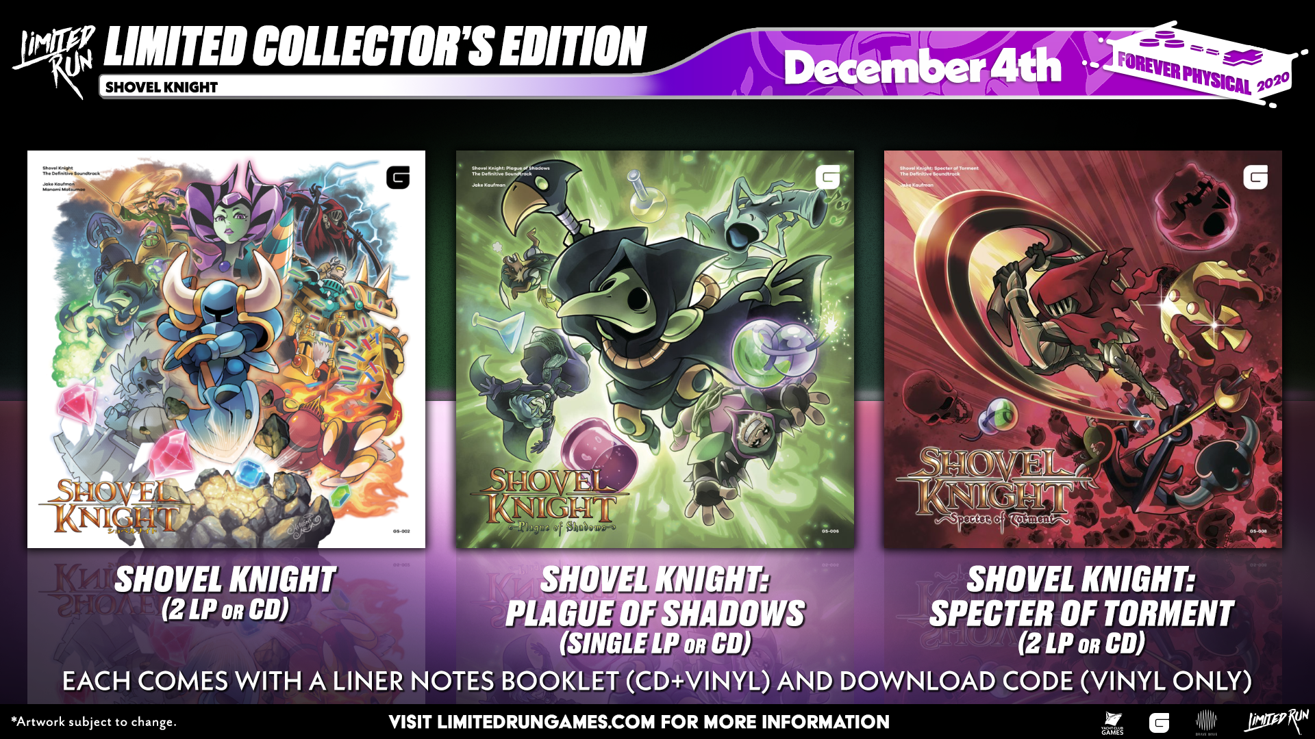 limited-run-shovel-knight-plague-of-shadows-soundtrack-vinyl-lp image 4