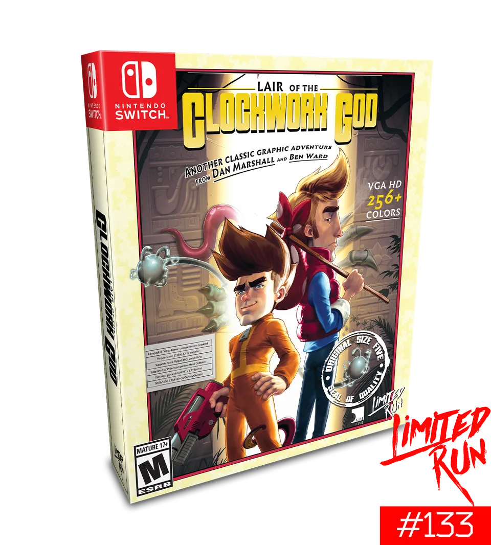limited-run-games-lair-of-clockwork-god-133-switch-spiel-collectors-edition image 1