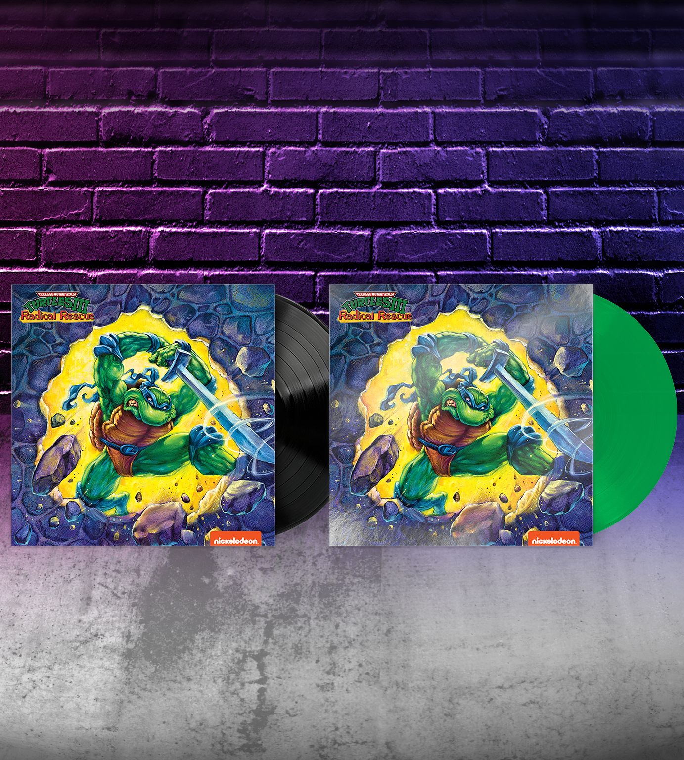 limited-run-turtles-iii-radical-rescue-vinyl-green-ooze image 2