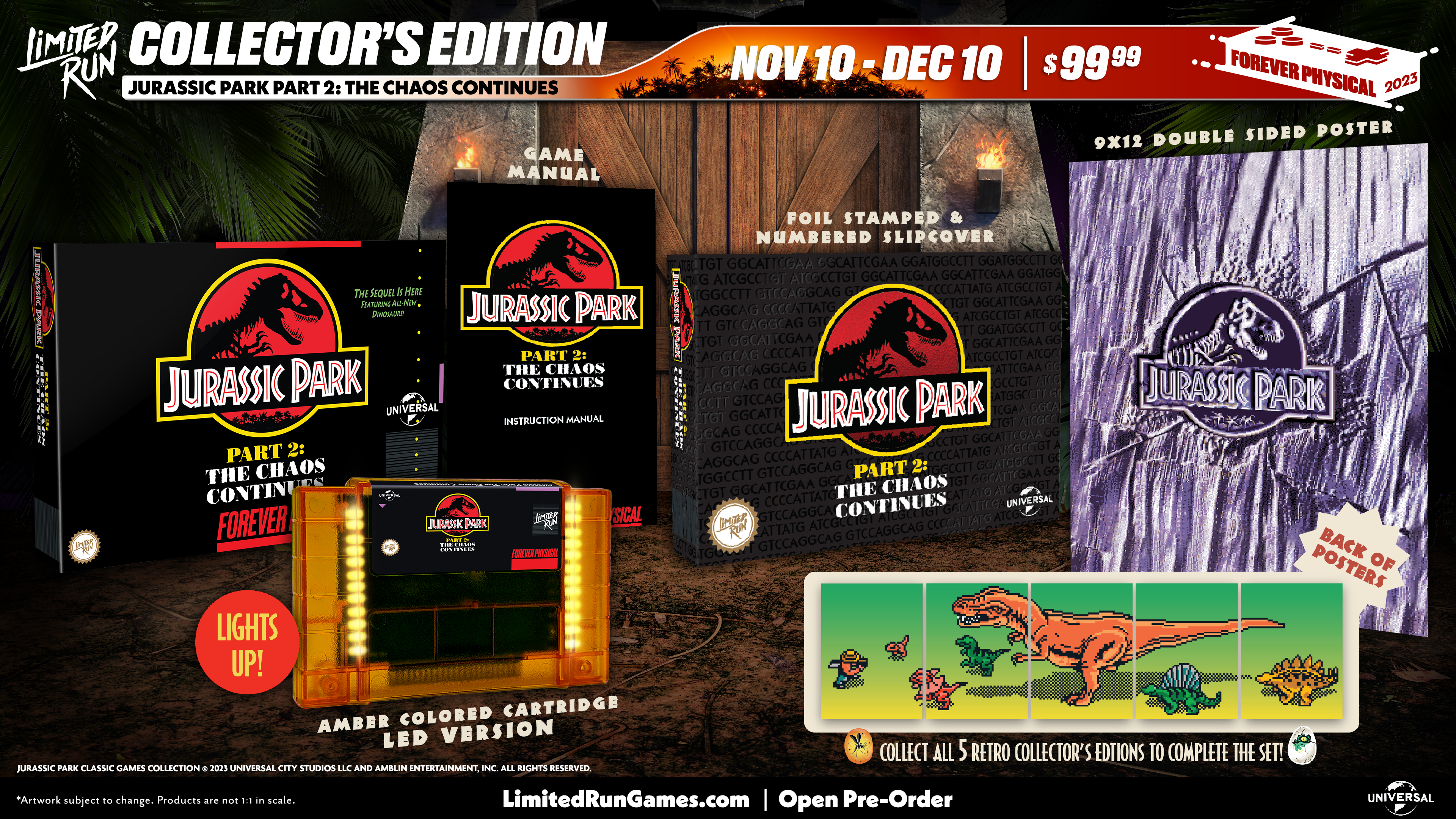 limited-run-jurassic-park-chaos-continues-collector-s-edition-snes-spiel image 4