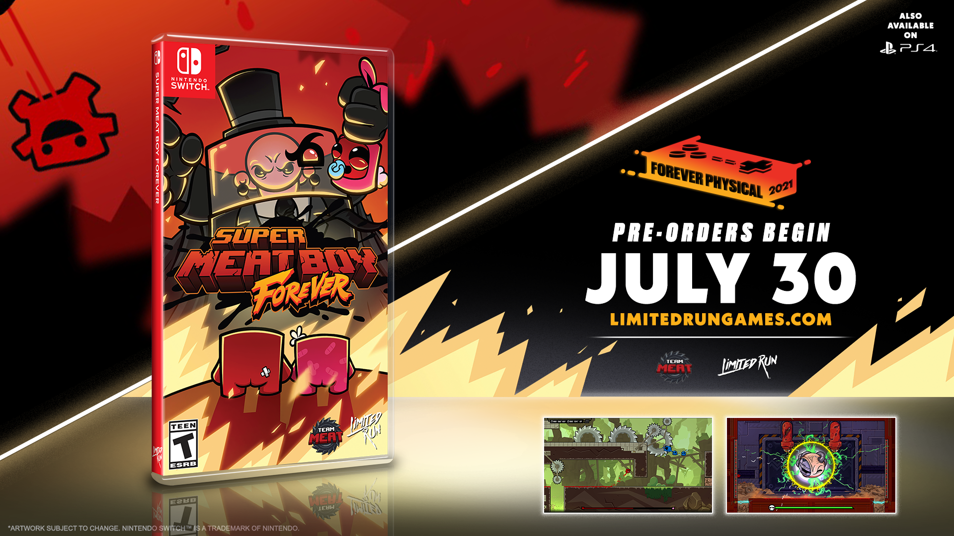 limited-run-games-super-meat-boy-forever-switch-spiel-standard-edition image 2