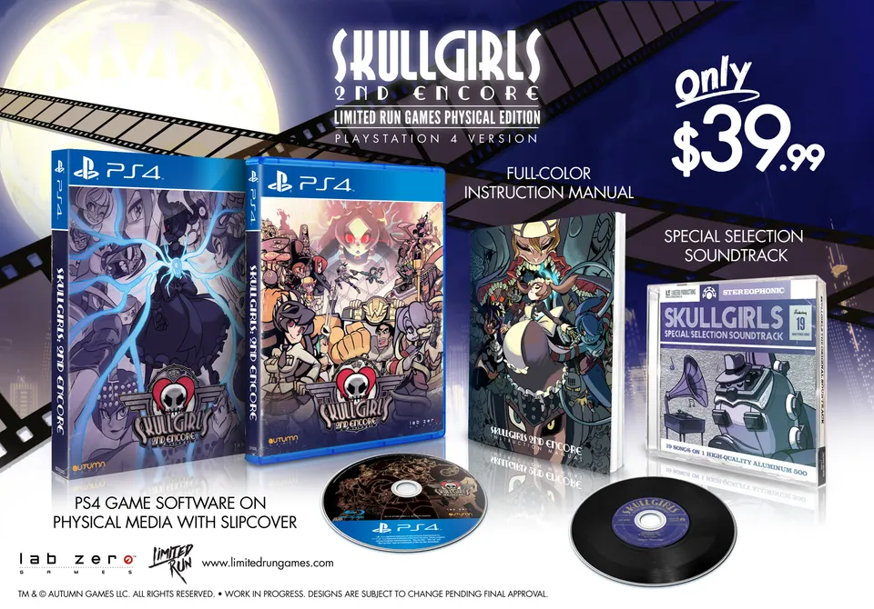 limited-run-skullgirls-2nd-encore-ps4-spiel-97-kampfspiel image 1