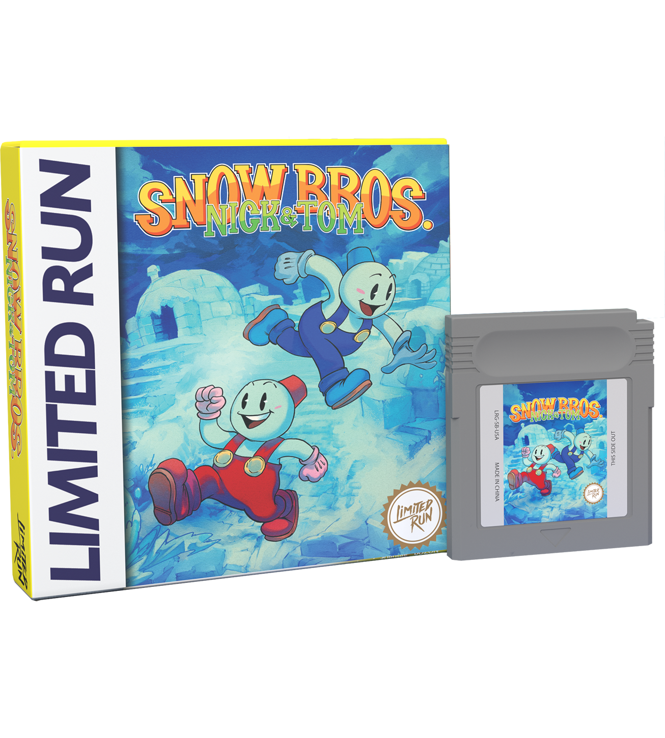 limited-run-snow-bros-nick-tom-game-boy-spiel-modul image 1