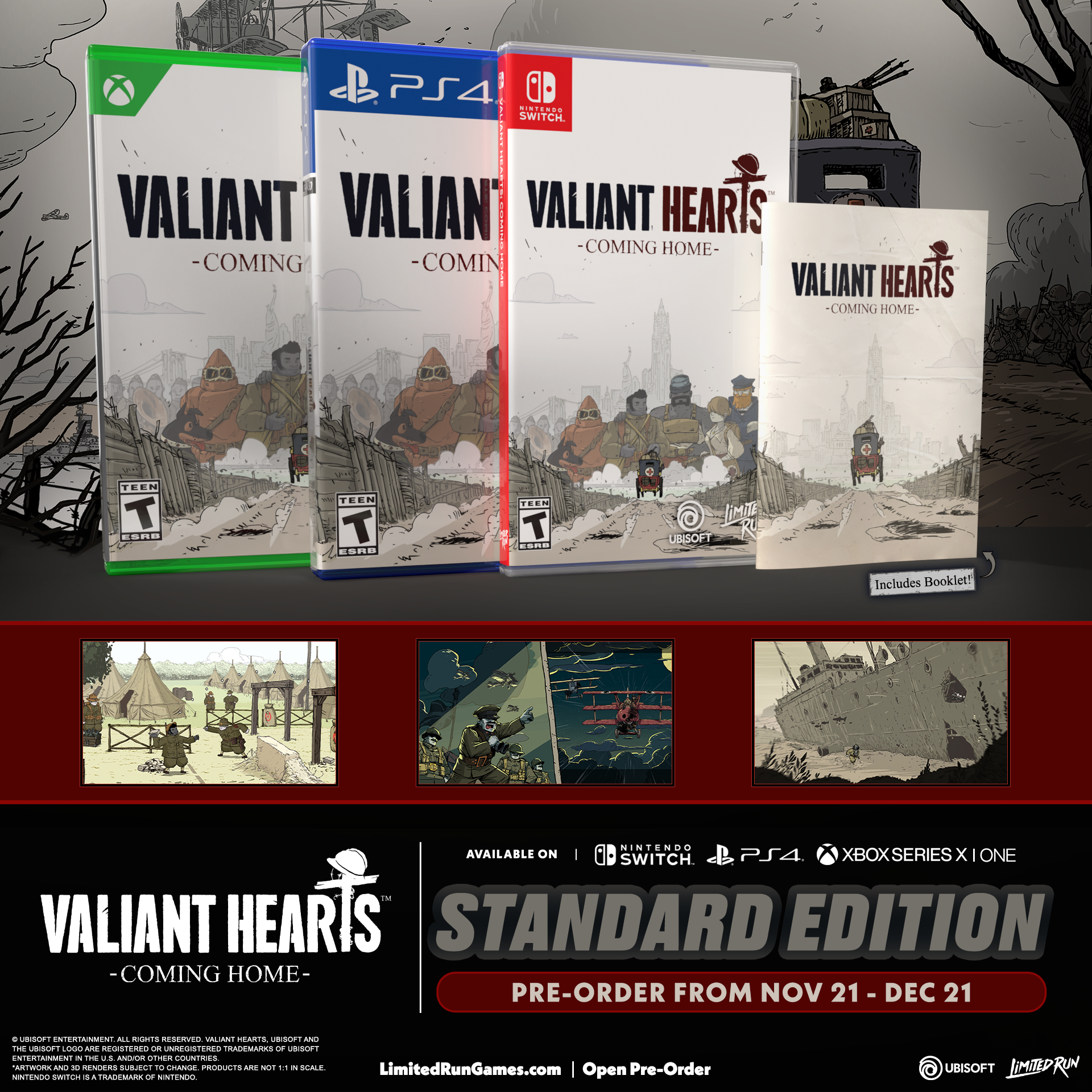 limited-run-valiant-hearts-coming-home-switch-spiel-standard-edition image 2