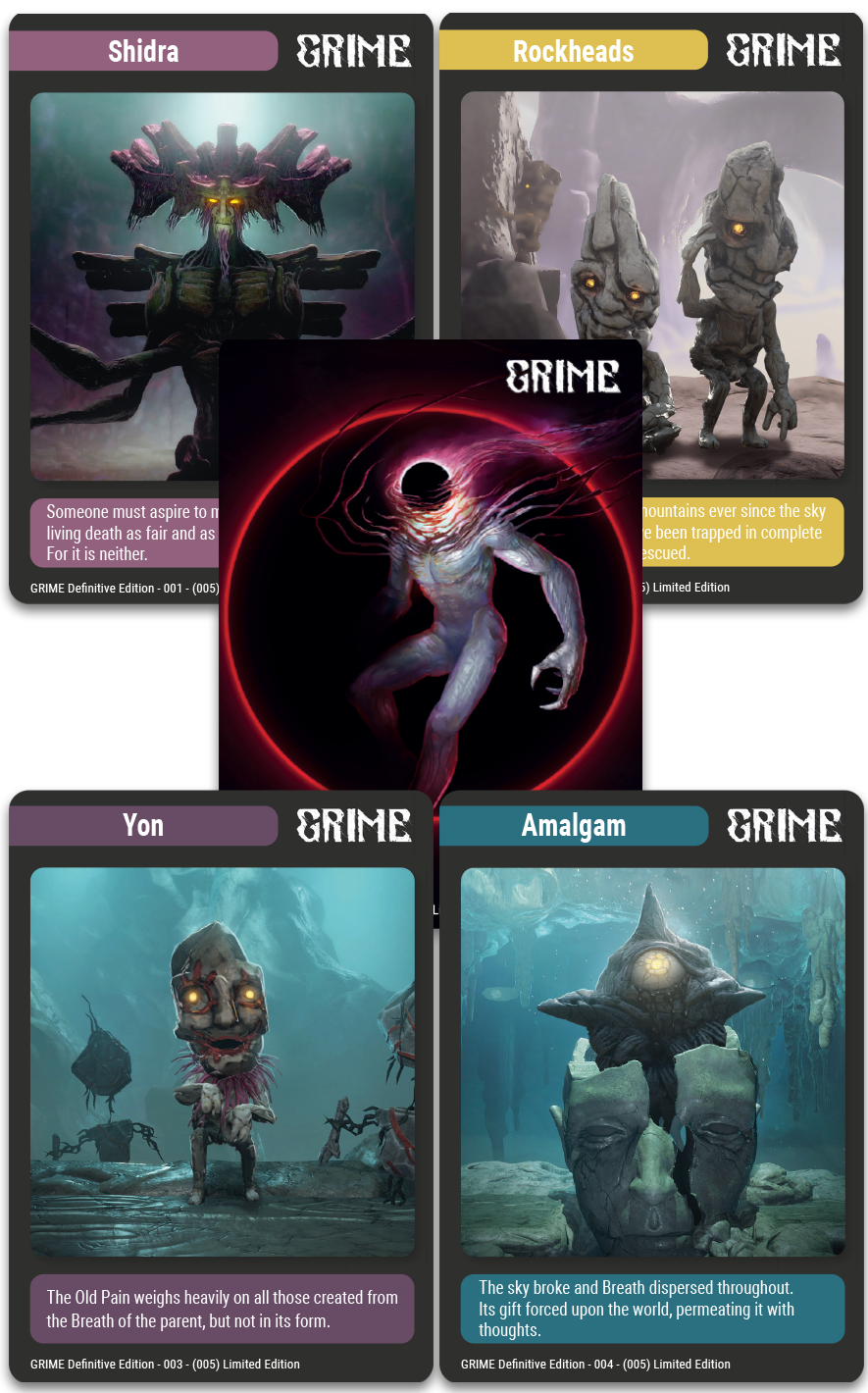 super-rare-games-grime-trading-cards-tc-116-booster-pack-3-karten image 1