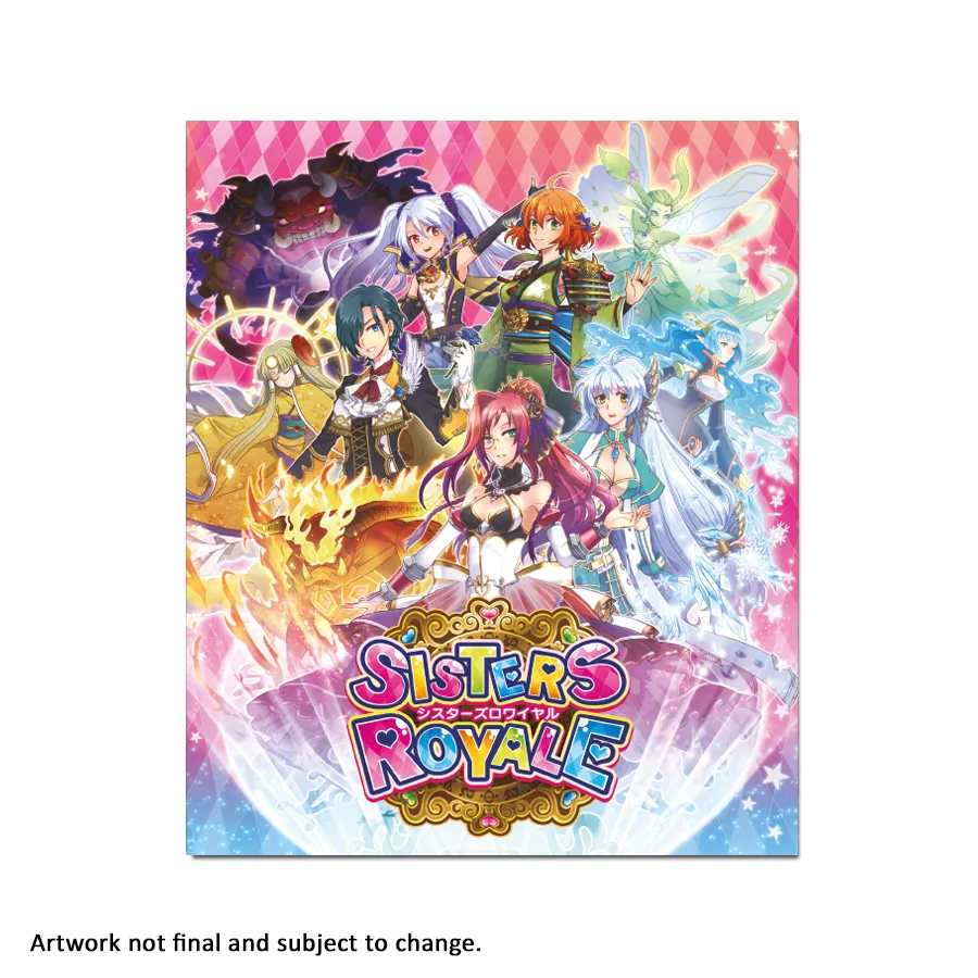 strictly-limited-games-sisters-royale-rainbow-art-card-aluminium-14x17-cm image 1