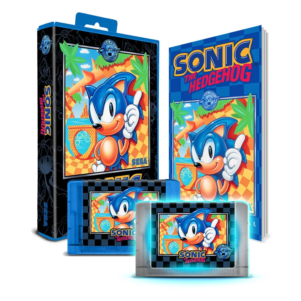iam8bit-legacy-cartridge-sonic-genesis-modul-35th-anniversary image 1