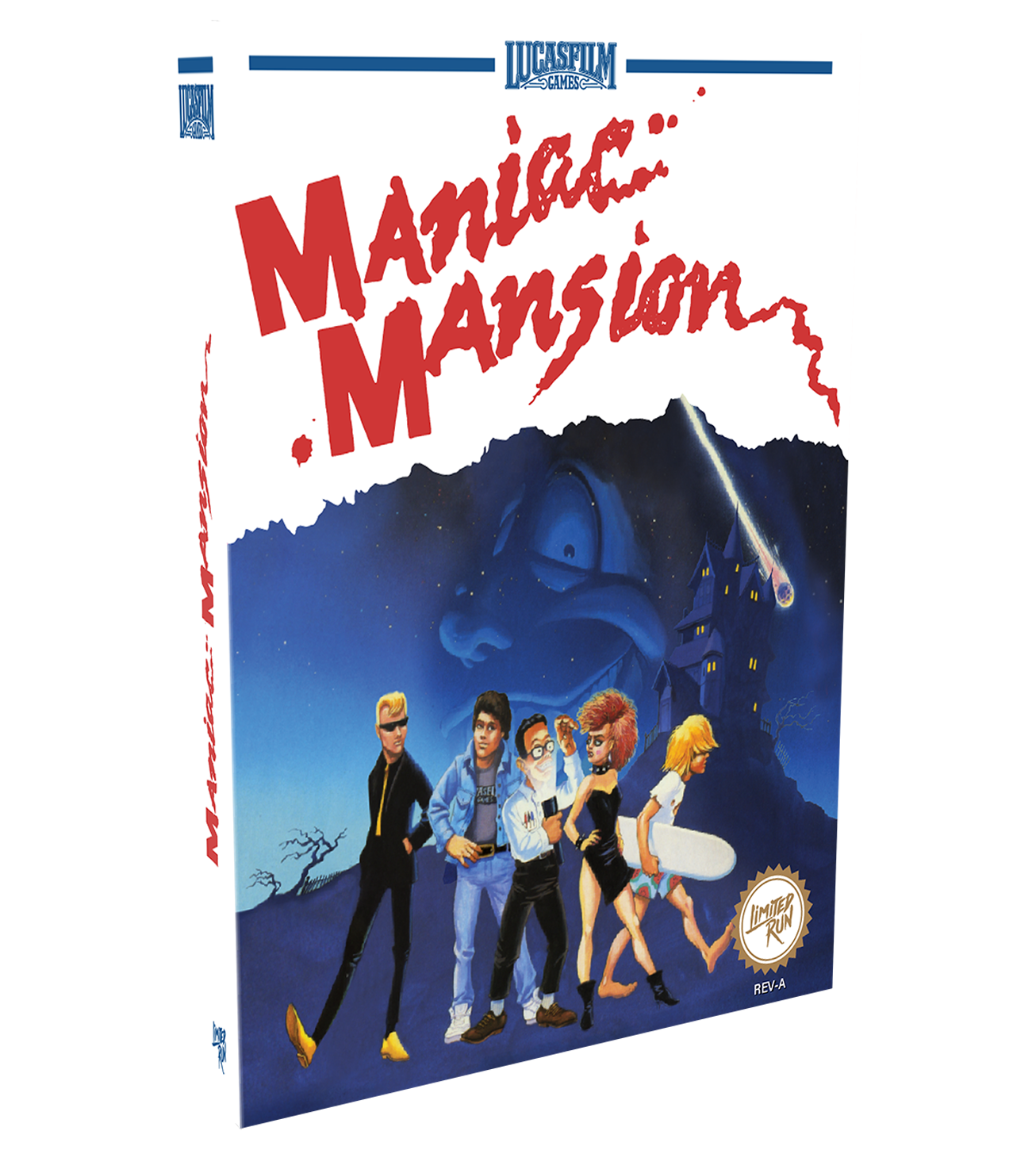 limited-run-maniac-mansion-nes-modul-cartridge-adventure image 1