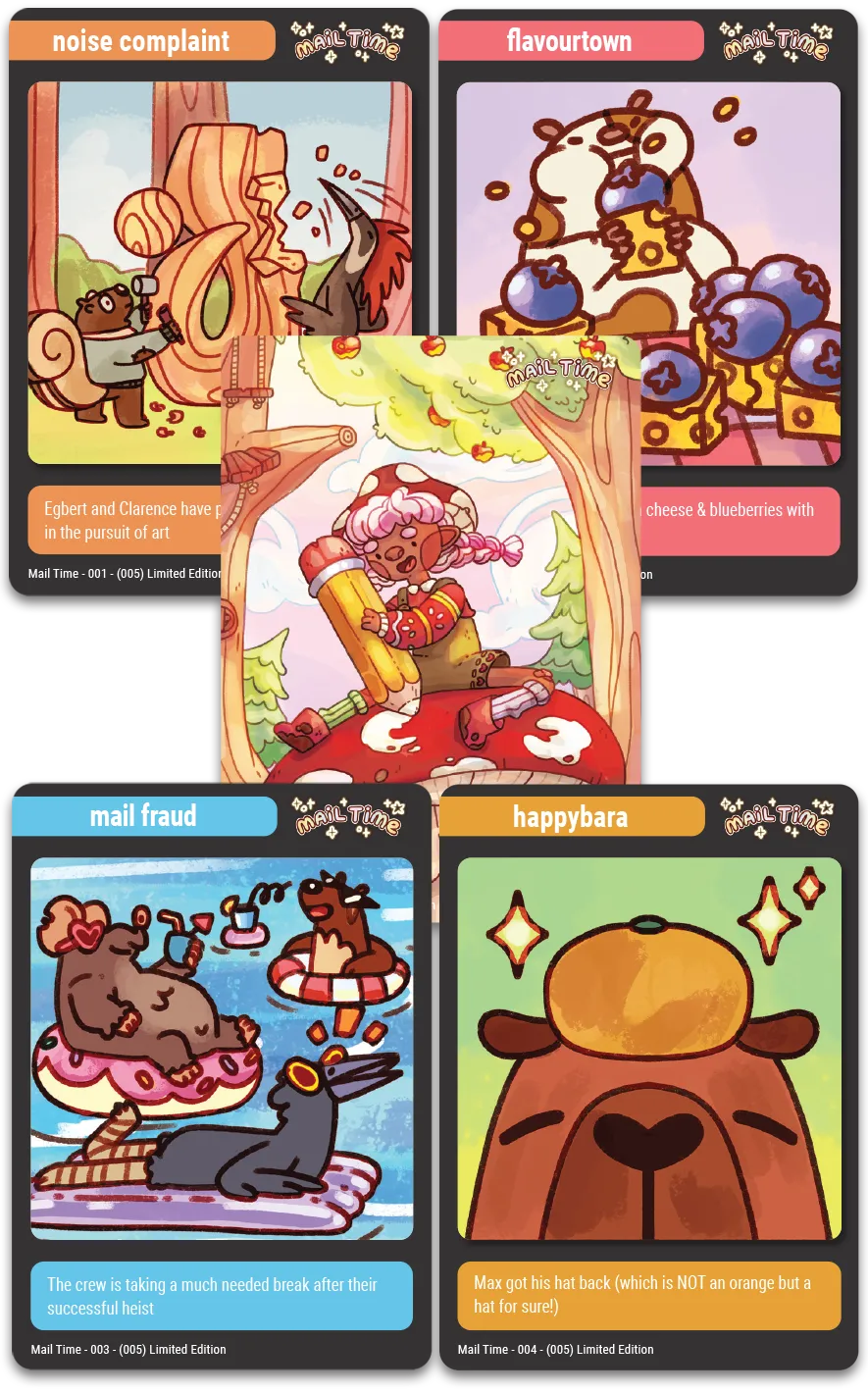super-rare-games-tc-139-mail-time-sammelkarten-booster-3-karten image 1