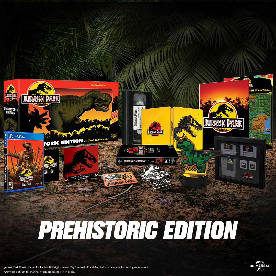 limited-run-jurassic-park-classic-games-ps4-prehistoric-edition image 2
