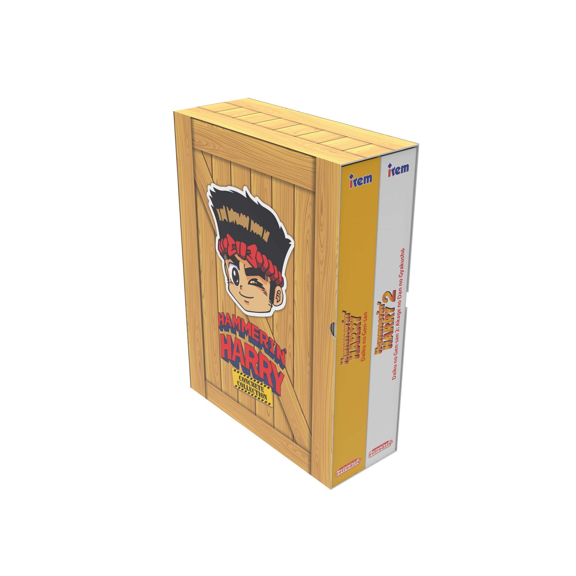 strictly-limited-hammerin-harry-concrete-collection-nes-modul-2-spiele image 1