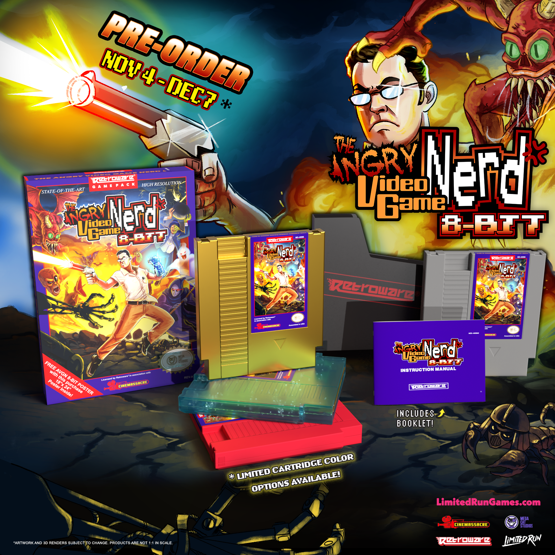 limited-run-angry-video-game-nerd-8-bit-nes-spiel-standard-edition image 2