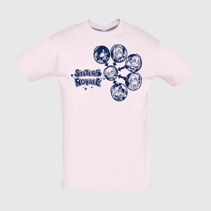 strictly-limited-games-sisters-royale-t-shirt-gr-e-m-rosa-limitiert image 1
