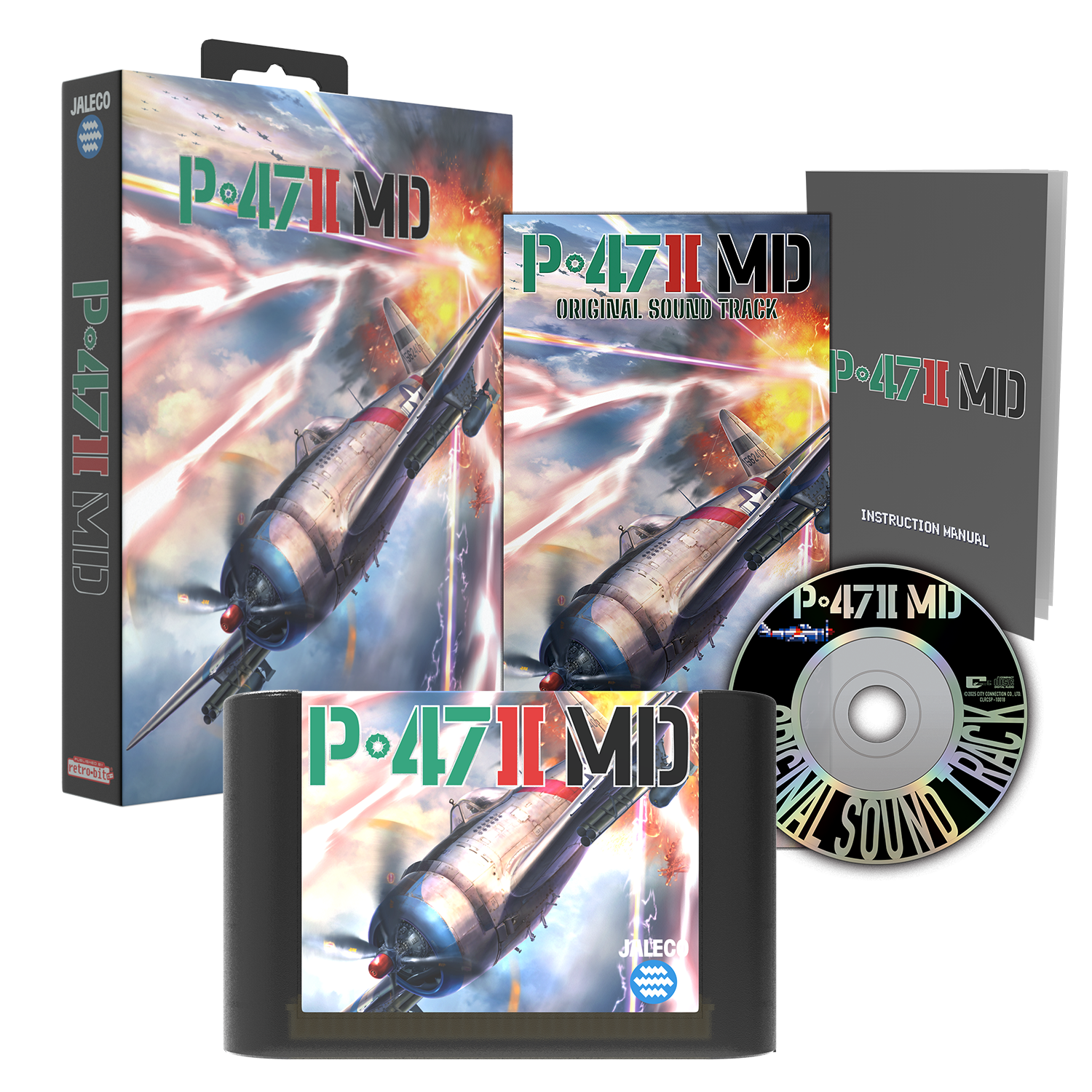 strictly-limited-games-p-47-ii-limited-edition-mega-drive-modul-shoot-em-up image 1
