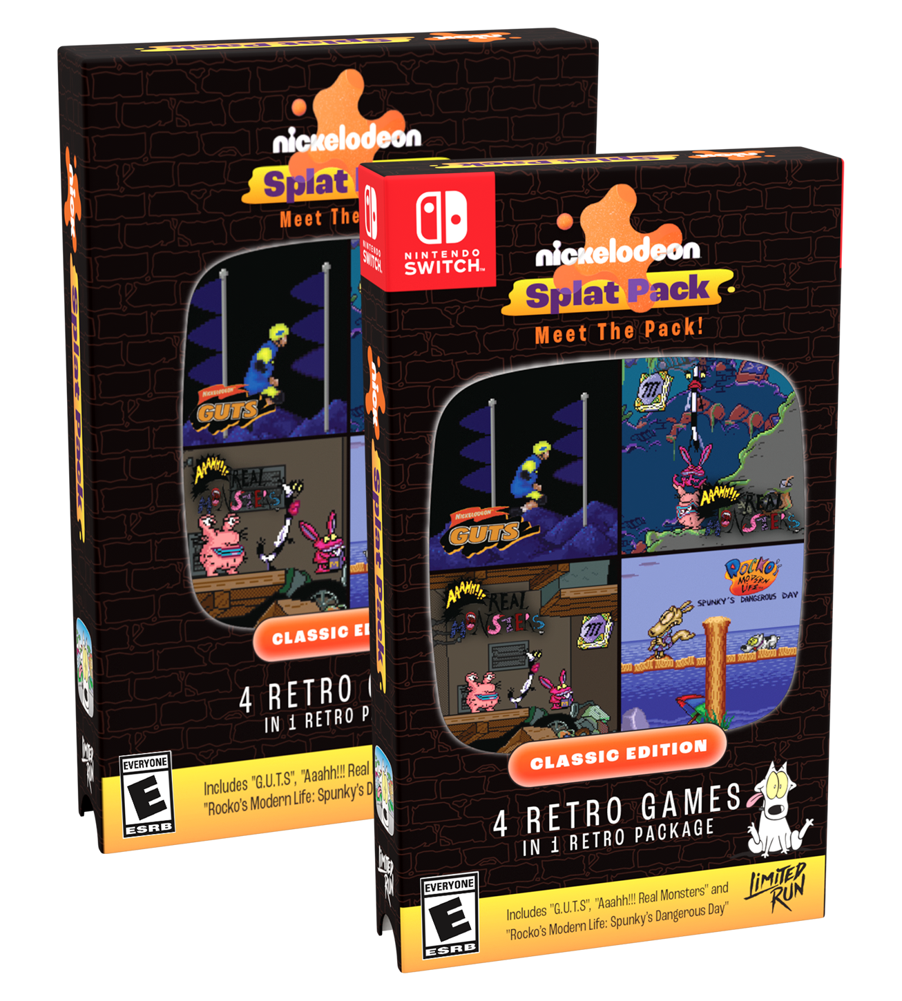 limited-run-nickelodeon-splat-pack-classic-edition-switch-spiel image 1