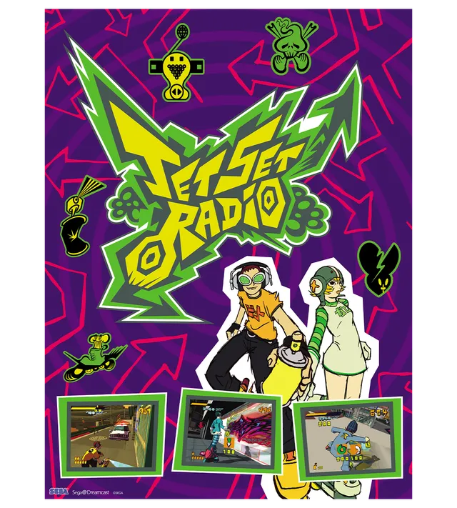 limited-run-jet-set-radio-poster-gaming-wandposter image 1