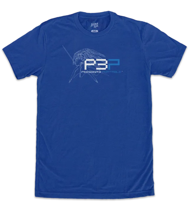 persona-3-portable-logo-t-shirt-gr-l-gaming-merch image 1