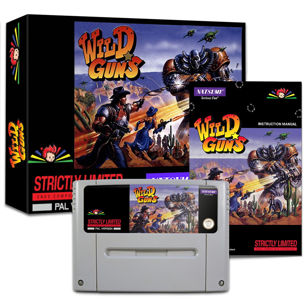 strictly-limited-wild-guns-snes-modul-limited-edition-pal-shooter image 5