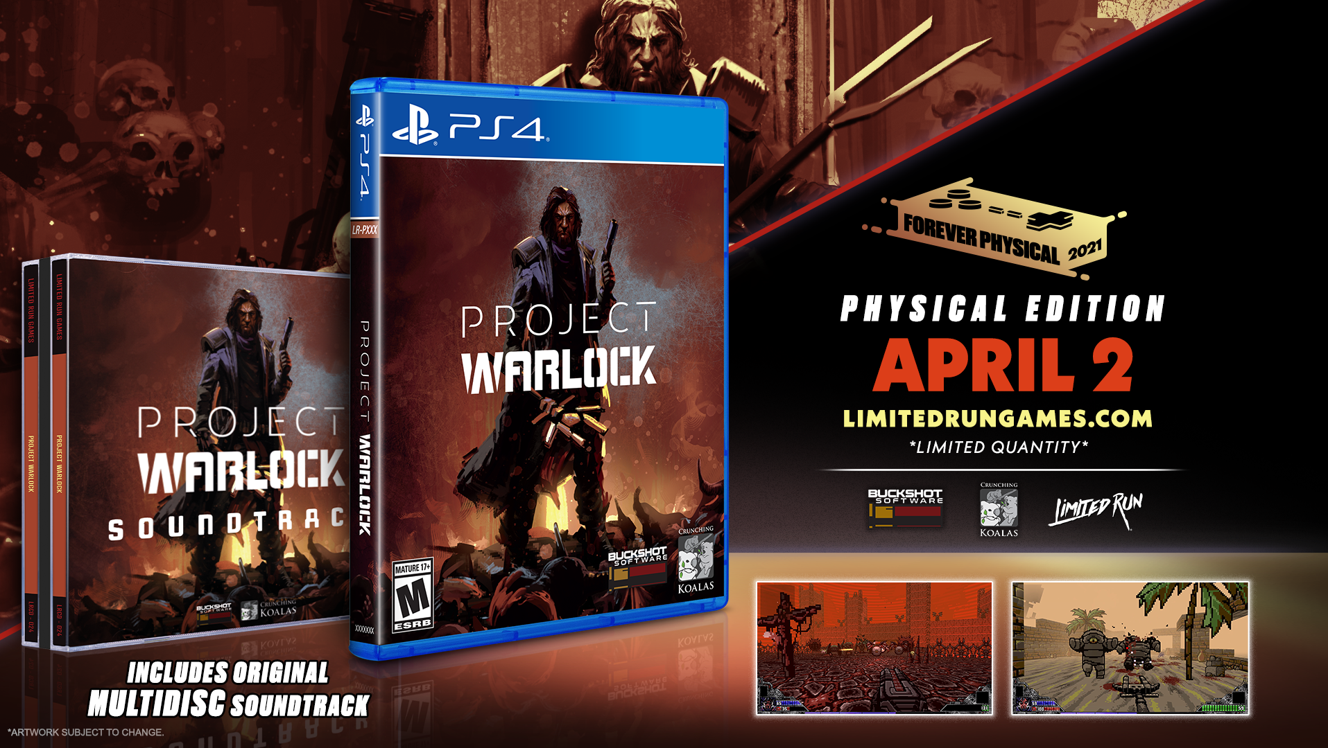 limited-run-394-project-warlock-ps4-spiel-soundtrack-bundle image 2