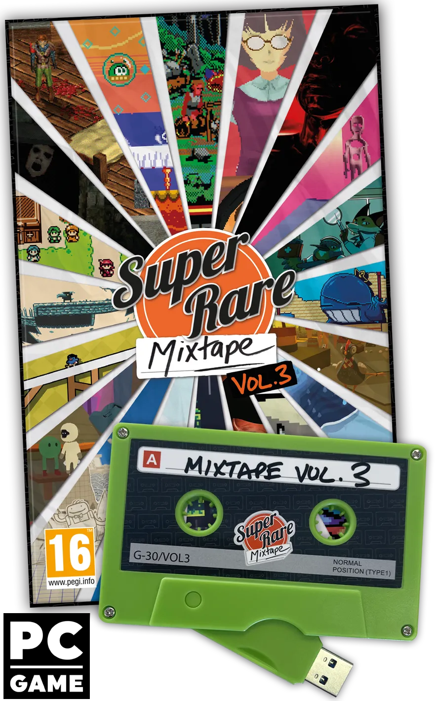 super-rare-games-mixtape-volume-3-pc-usb-spiele-box-30-spiele image 1