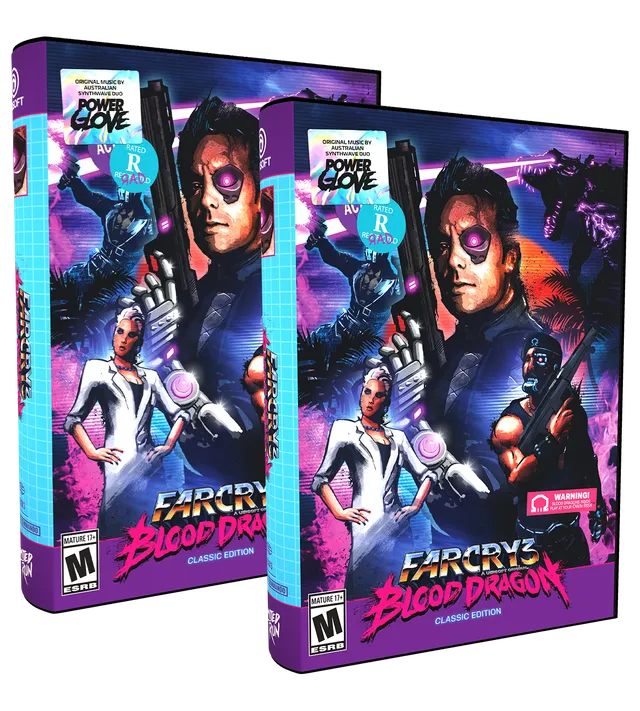 limited-run-far-cry-3-blood-dragon-ps4-spiel-vhs-edition-cyber-shooter image 1