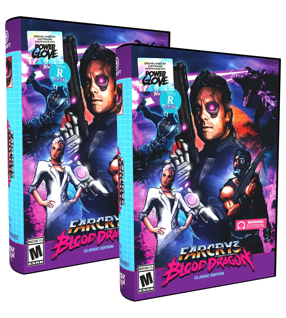 limited-run-far-cry-3-blood-dragon-ps4-spiel-vhs-edition-cyber-shooter image 1