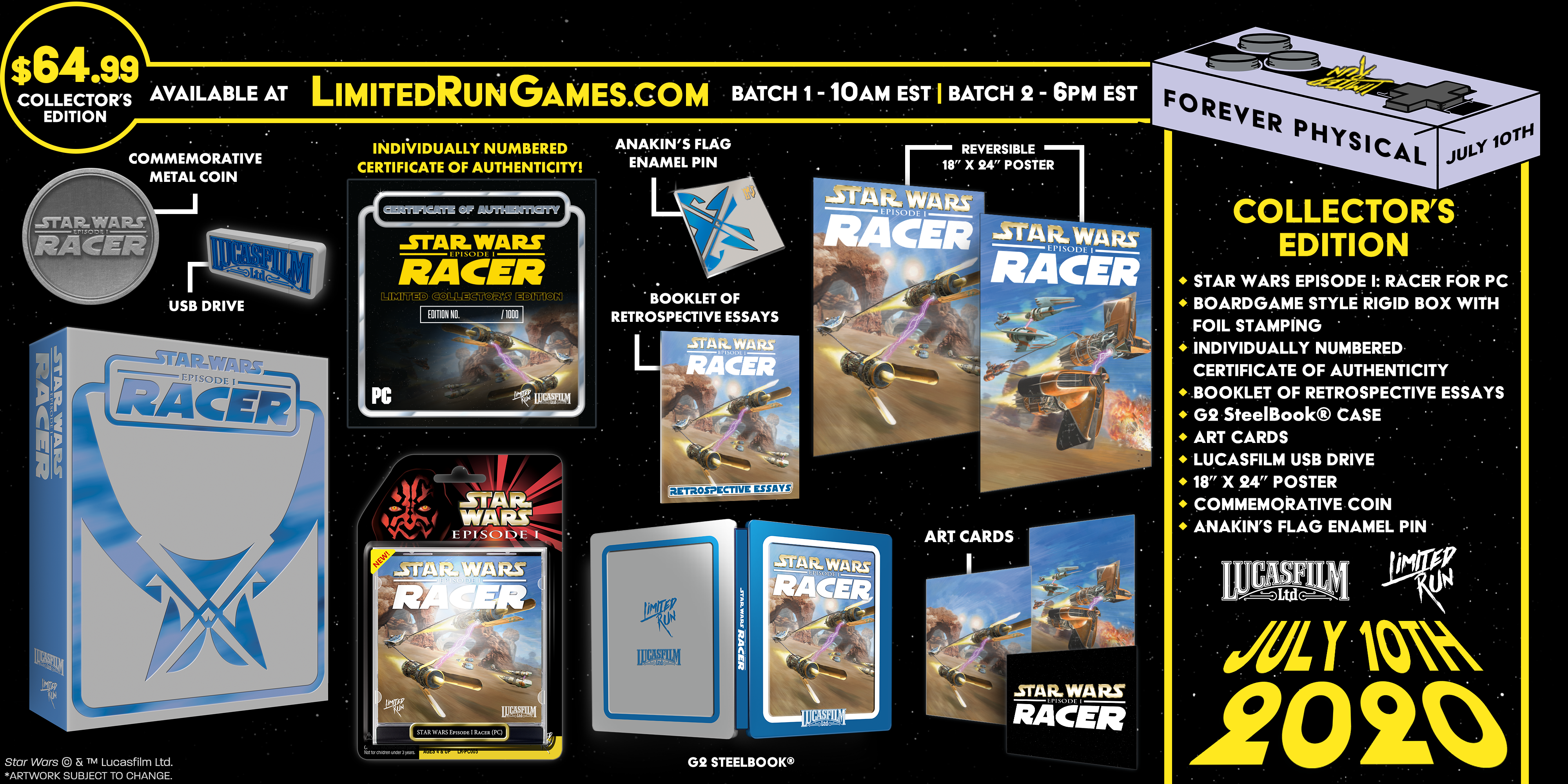 star-wars-episode-i-racer-pc-premium-edition-steelbook image 2