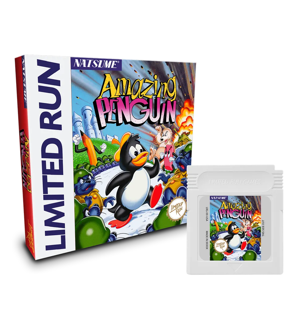 limited-run-amazing-penguin-gb-modul-game-boy-spiel-box image 1