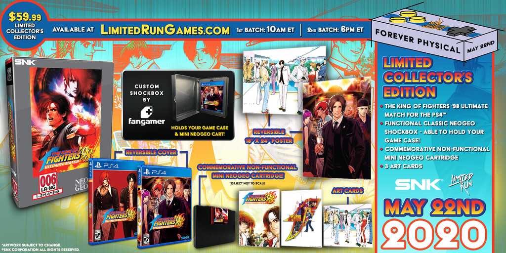 limited-run-king-of-fighters-98-ps4-spiel-collectors-edition-kampfspiel image 2