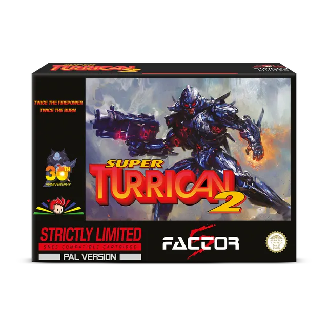 strictly-limited-super-turrican-2-special-edition-snes-pal-modul image 1